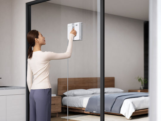Ecovacs Winbot Mini Window Cleaning Robot 3200pa Win-slam 3.0 Technology 9-step Protection System During Use White-grey