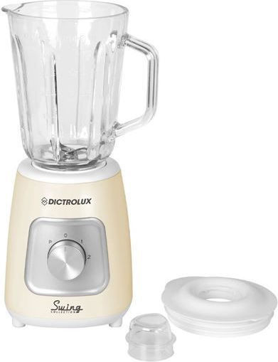 DictroLux Blender With Glass Jug 1.5 L 1000W Beige 060192
