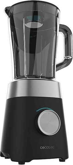 Cecotec Power Black Titanium Blender with Plastic Jug 1.5 lt 1300W Black