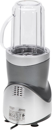 Adler Μπλέντερ με Πλαστική Κανάτα 700 ml 1000W Γκρι AD 4084