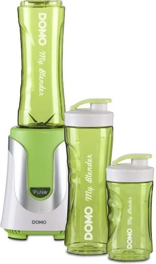 Domo My Blender Πράσινο Μπλέντερ με Πλαστική Κανάτα 600 ml 300W Πράσινο