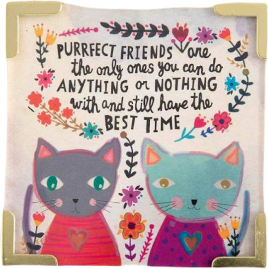 Natural Life Friends Τετράγωνο Μαγνητάκι