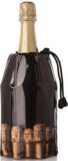 Vacu Vin Active Cooler Опаковка За Лед Черна С Коркови Тапи 991502