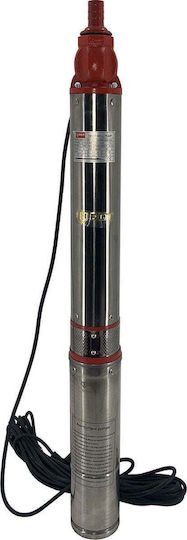 Pompa submersibilă pentru puț adânc Ddt Qjd12-120-1.8 1800 W 8 m³/h 12 turbine oțel inoxidabil