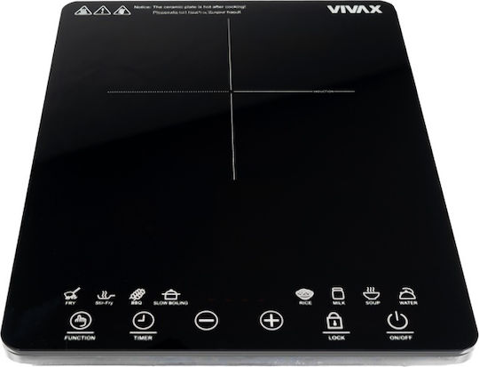 Vivax Печки за плот Индукция Единична Черен