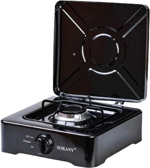 Newest Liquid Gas Countertop Single Burner Black