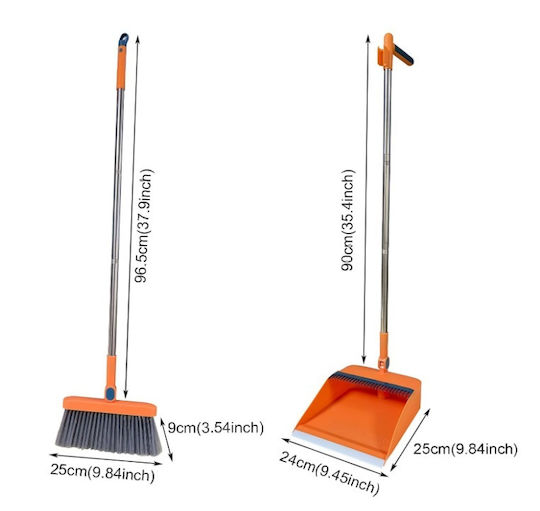 Plastic Dustpan with Stick