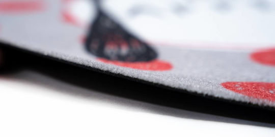 Sdim Cook & Wash Runde Küchenmatte mit rutschfestem Unterlage 401 Red Dots Bon Appetit Grey 67εκ.