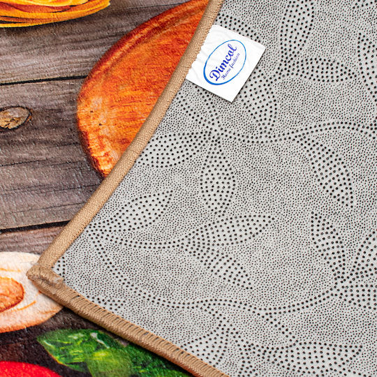 Dimcol Spaghetti 269 Küchenmatte für den Flur mit rutschfestem Unterlage Mehrfarbig 80x200εκ.