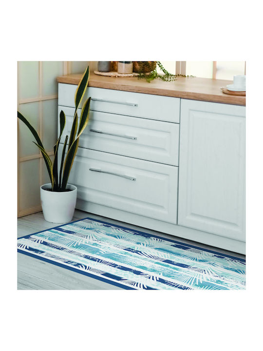Ango Kitchen Mat Runner Blue Tropical L 50x180εκ.