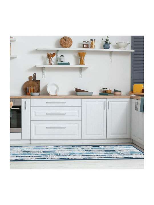 Ango Kitchen Mat Runner Blue Tropical L 50x180εκ.