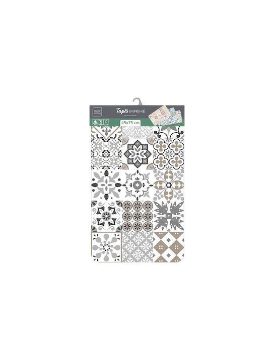 Douceur d'Intérieur Rectangular Kitchen Mat with Anti-slip Underlay Brown 45x75εκ.