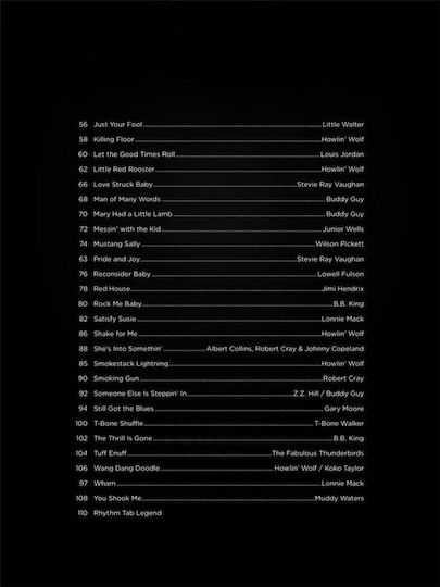 Hal Leonard Първите 50 блус песни Ноти за китара