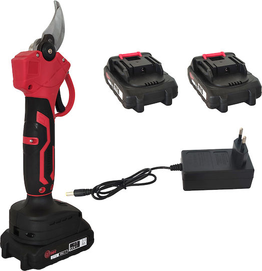 DDT Baumschere Batterie 21V Bürstenlos mit Maximalem Schnittdurchmesser 30mm im Transportkoffer
