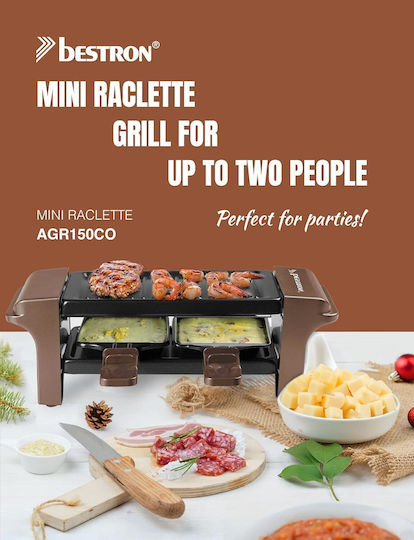 Bestron Tabletop Grătar Electric Raclette 350W