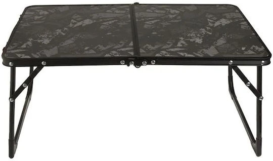 Πτυσσόμενο Τραπέζι Αλουμίνιο 64x42x30cm Μαύρο