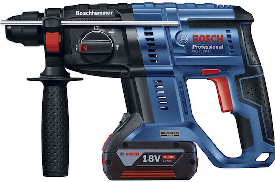 Bosch GBH 180-LI Ciocan rotopercutor Baterie Fără perii 18V 1x4Ah cu Suport SDS Plus