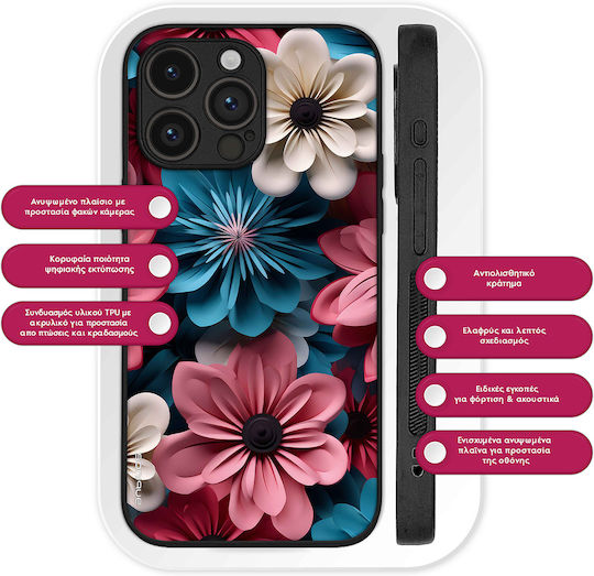 Θήκη Sonique 3d Flower Series Realme 12 Plus 5g Ροζ 01