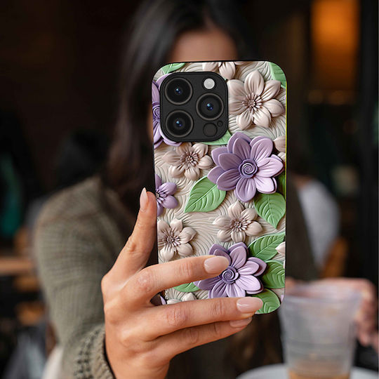Sonique 3D Flower Series Case for Xiaomi Poco F7 Ultra 5G Violet