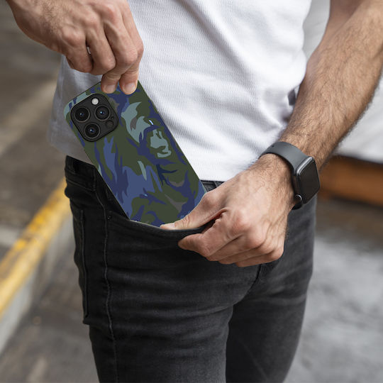 Husă Sonique Camouflage Army Series pentru Xiaomi Poco F7 Pro 5G Albastru 01