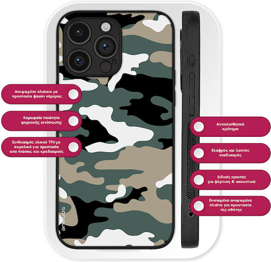 Sonique Camouflage Army Series Case for Xiaomi Poco F7 Ultra 5G Khaki