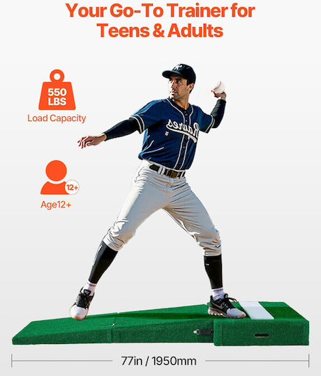 Vevor 77 Tragbarer Pitching Mound Baseball Softball Training Zfxtqdzfxtxknsim6v0