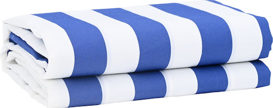vidaXL Markisenstoff Blau 1.6x10m