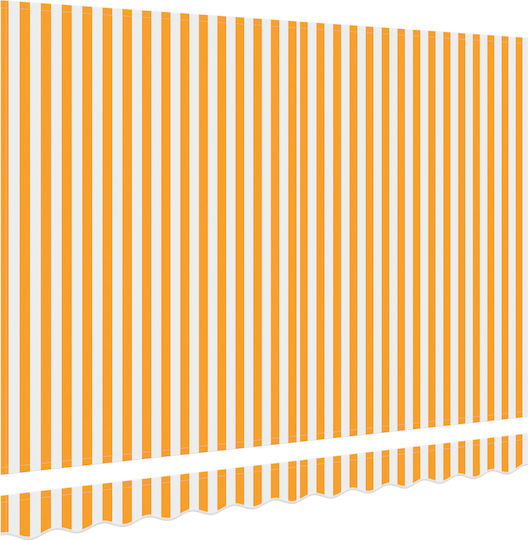 vidaXL Awning fabric Yellow 2x3m