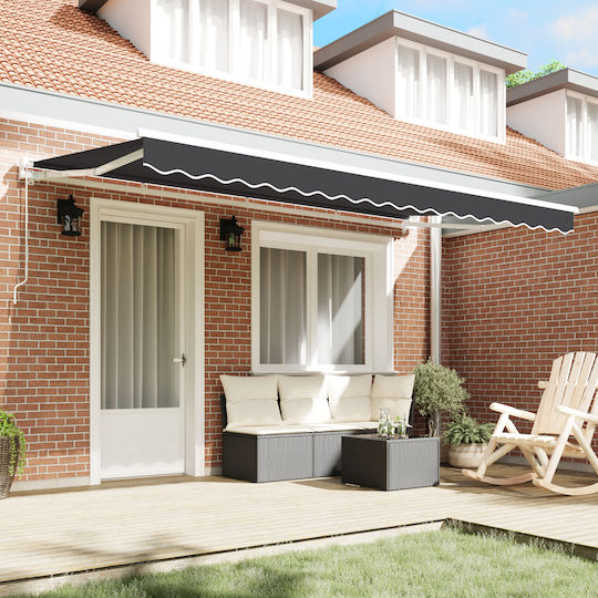 vidaXL Τεντόπανο Γκρι 2x4m