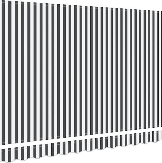 vidaXL Τεντόπανο Γκρι 2.5x2m