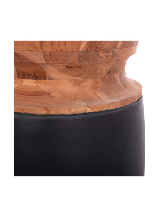 HomeMarkt Decorative Vase Linter Black 34x34x60cm