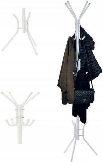 Cuiere de podea Metal Alb 178cm