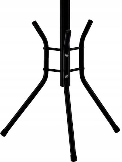 Freistehender Kleiderständer Metallisch Schwarz 178cm