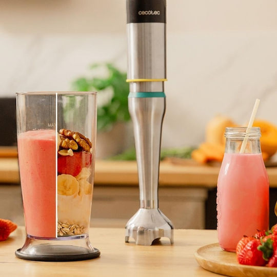 Cecotec Katana Handmixer mit Inox-Stab 1500W Silber