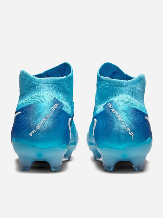 Nike Phantom Luna 2 Elite Ποδοσφαιρικά Παπούτσια με Τάπες FG Μπλε