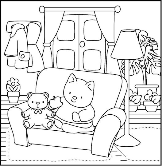 Книга за оцветяване против стрес Cozy & Comfy 1