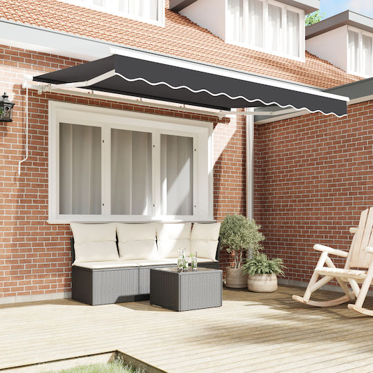 vidaXL Τεντόπανο Γκρι 2x2.5m
