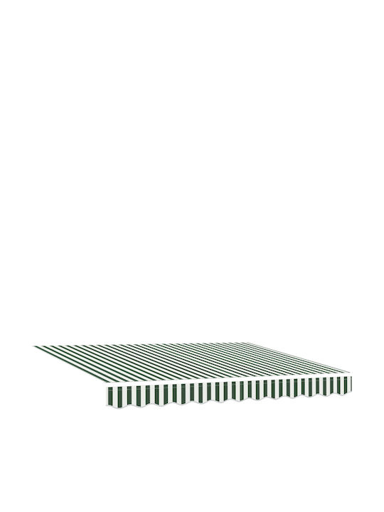 vidaXL Cort Terasă Verde 3x2.5m