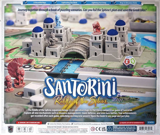 Extensie de Joc Santorini 2nd Edition Riddle of the Sphinx Roxley