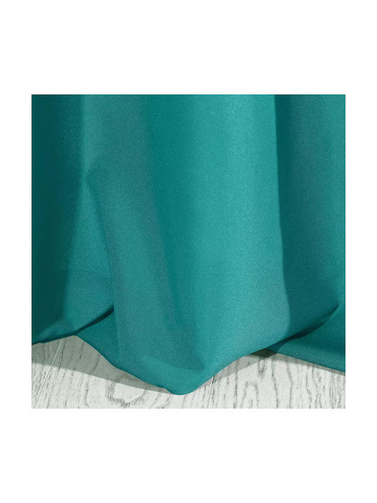 Eurofirany Vorhang mit Grommet Rita Türkis 140x250cm