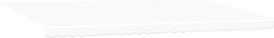 vidaXL Awning fabric White 3x6m
