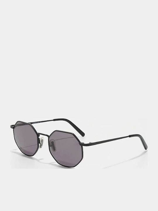 Ace Unisex Sonnenbrille mit Schwarz Gestell und Schwarz Linse