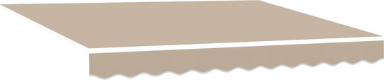 vidaXL Awning fabric Beige 2.5x3m