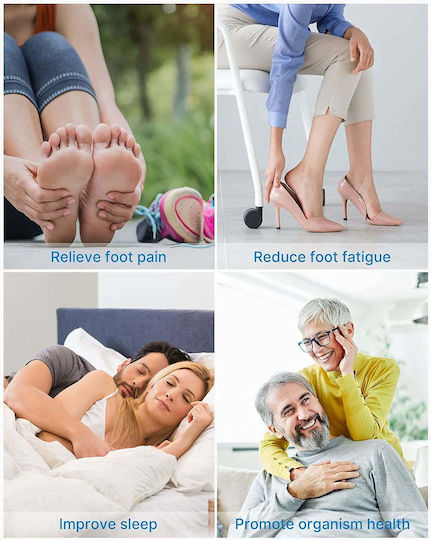 Shiatsu Massage Device Heat Function Remote Control Air Compression Cushions Rollers Timer Touch Control Panel Renpho White