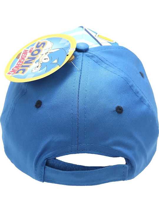 Sega Kids' Hat Jockey Fabric Sonic Blue