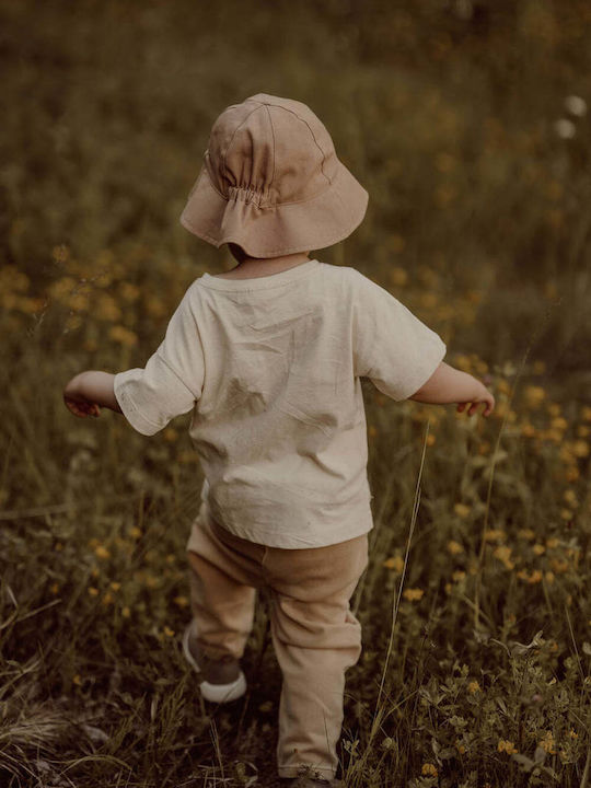 Vintage Lovers Kids' Hat Bucket Fabric Beige