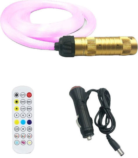 Kit de Tavan cu Fibre Optică Inteligent Rgbw cu Stele 160 Lămpi 2 Metri 0.75mm Bluetooth Aplicație pentru Smartphone Telecomandă 16 Milioane de Culori Funcție de Temporizare Mod Muzică
