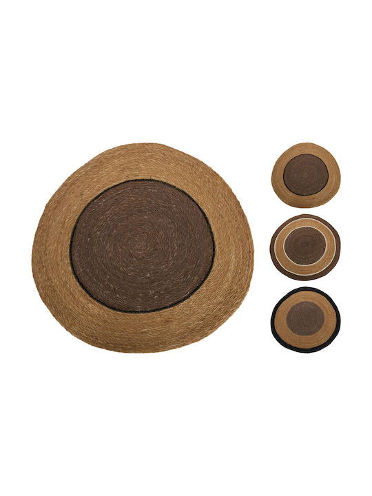 Koopman Rug Round Beige-grey