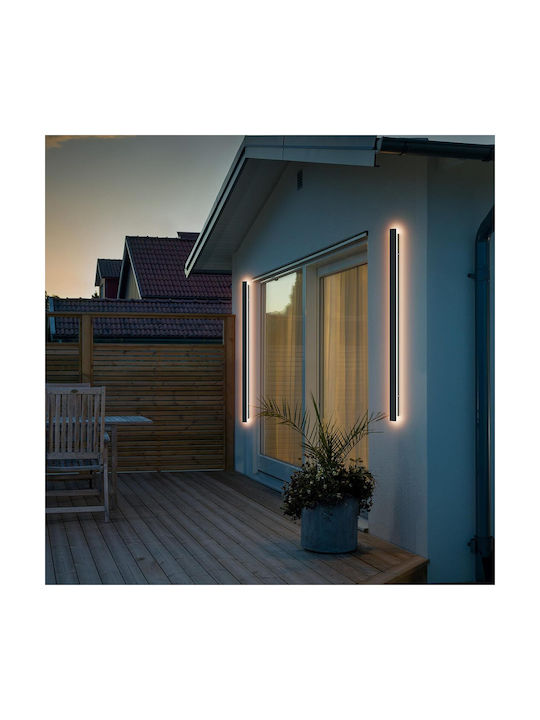 Iluminat Exterior Montat Pe Perete Liniar Led Ip65 35w Cu Alb Cald