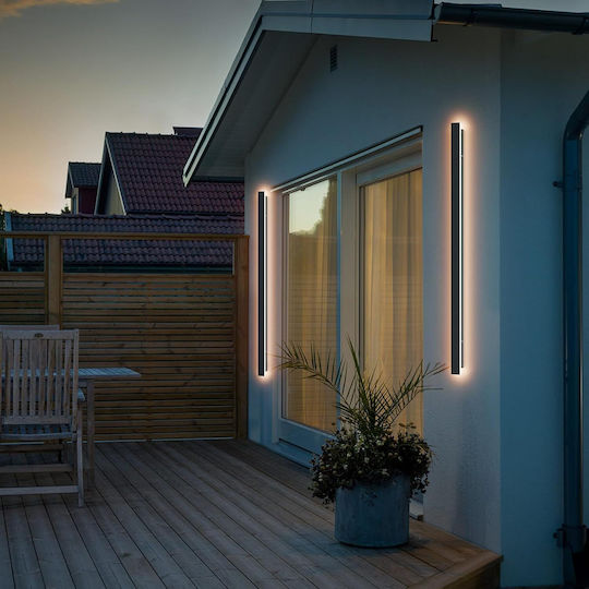 Wall-Mounted Linear LED Light IP65 35W with Warm White Light
